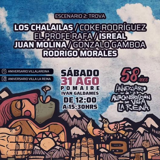 Afiche 58 aniversario Villa La Reina